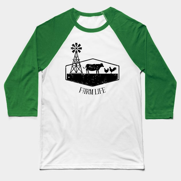 Farm life Baseball T-Shirt by Country merch